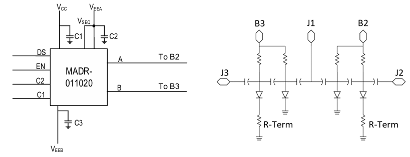 MASW-010647 HMIC? 硅 PIN 二極管端接 SPDT開關20W MASW-010647 HMIC? 硅 PIN 二極管端接 SPDT開關20W