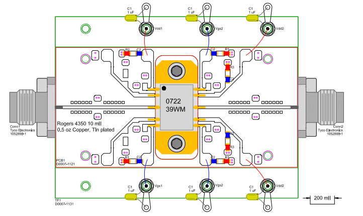 AM072239WM-SN-R ?L/S波段寬帶功率放大器