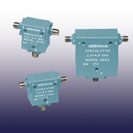 4923   隔離器和環形器-SMA（F）2.0至12.4 GHz循環器
