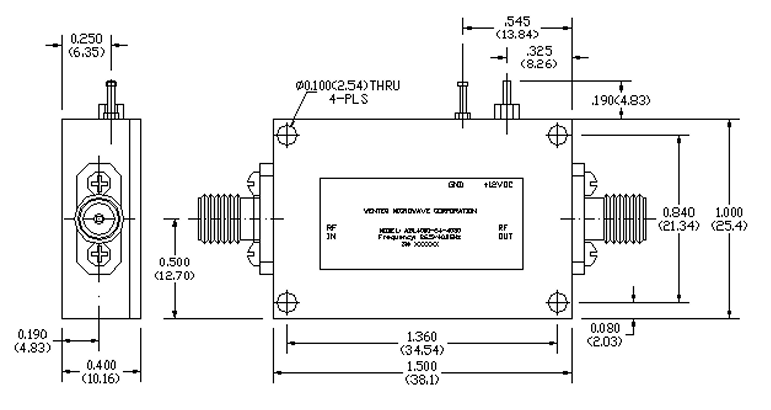 ?ALN4300-02-2335毫米波低噪聲放大器WENTEQ
