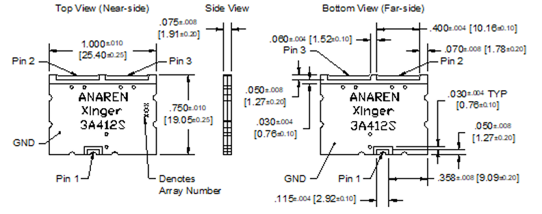 ?3A412巴倫變壓器50?至12.5?